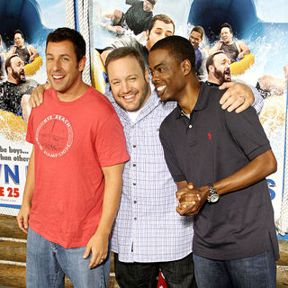 Adam Sandler, Kevin James, Chris Rock in New York Premiere of 'Grown Ups' - Arrivals