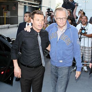 Ryan Seacrest, Larry King in Celebrities Raise Money for 'Larry King Live: Disaster in the Gulf' Telethon