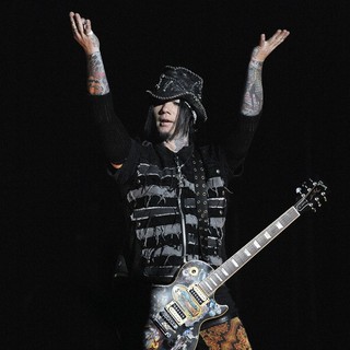 DJ Ashba, Guns N' Roses in Guns N' Roses Perform on Stage at Copps Coliseum in Hamilton