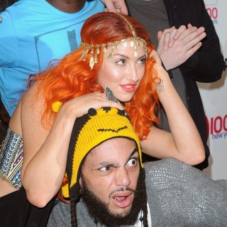 Travis McCoy, Gym Class Heroes, Neon Hitch in Z100's 2011 Jingle Ball Presented by Aeropostale - Arrivals