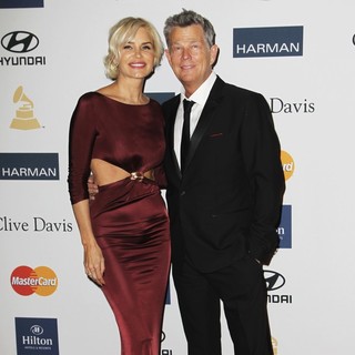 Yolanda Hadid, David Foster in Clive Davis and The Recording Academy's 2013 Pre-Grammy Gala and Salute to Industry Icons