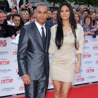 Lewis Hamilton, Nicole Scherzinger in National Movie Awards - Arrivals