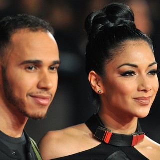 Lewis Hamilton, Nicole Scherzinger in Jack Reacher UK Film Premiere - Arrivals