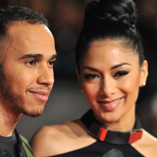 Lewis Hamilton, Nicole Scherzinger in Jack Reacher UK Film Premiere - Arrivals