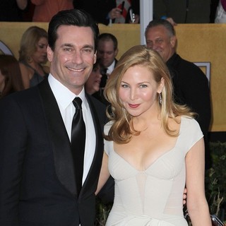 Jon Hamm, Jennifer Westfeldt in 19th Annual Screen Actors Guild Awards - Arrivals