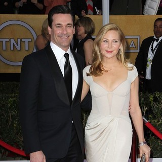 Jon Hamm, Jennifer Westfeldt in 19th Annual Screen Actors Guild Awards - Arrivals