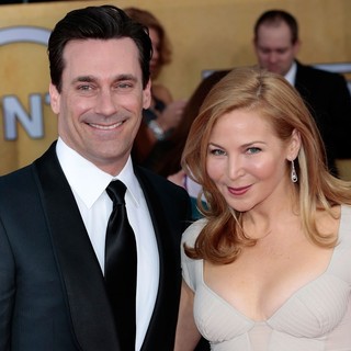 Jon Hamm, Jennifer Westfeldt in 19th Annual Screen Actors Guild Awards - Arrivals