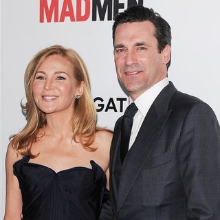 Jon Hamm in AMC's Mad Men - Season 6 Premiere - hamm-westfeldt-premiere-mad-men-season-6-02