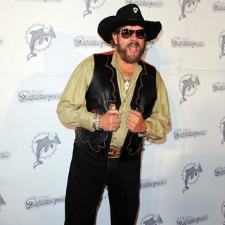 Hank Williams Jr. in The Miami Dolphins vs The New England Patriots NFL Monday Night Football Game