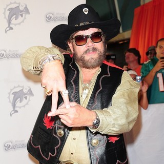 Hank Williams Jr. in The Miami Dolphins vs The New England Patriots NFL Monday Night Football Game