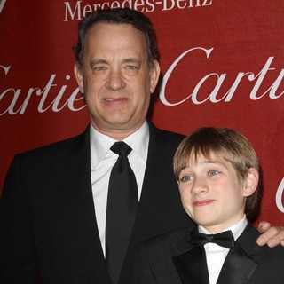 Tom Hanks, Thomas Horn in The 23rd Annual Palm Springs International Film Festival Awards Gala - Arrivals