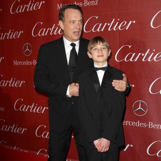 Tom Hanks, Thomas Horn in The 23rd Annual Palm Springs International Film Festival Awards Gala - Arrivals