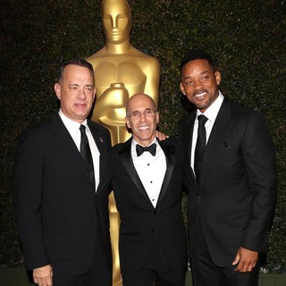Tom Hanks, Jeffrey Katzenberg, Will Smith in The Academy of Motion Pictures Arts and Sciences' 4th Annual Governors Awards - Arrivals