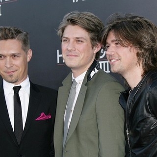Issac Hanson, Taylor Hanson, Zac Hanson, Hanson in Los Angeles Premiere of The Hangover Part III