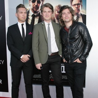 Issac Hanson, Taylor Hanson, Zac Hanson, Hanson in Los Angeles Premiere of The Hangover Part III