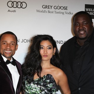Quinton Aaron in 21st Annual Elton John AIDS Foundation's Oscar Viewing Party - harper-flower-aaron-21st-annual-elton-john-aids-foundation-s-oscar-viewing-party-01
