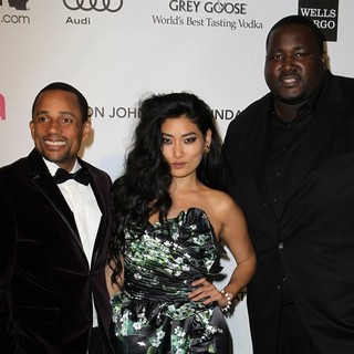 Quinton Aaron in 21st Annual Elton John AIDS Foundation's Oscar Viewing Party - harper-flower-aaron-21st-annual-elton-john-aids-foundation-s-oscar-viewing-party-02