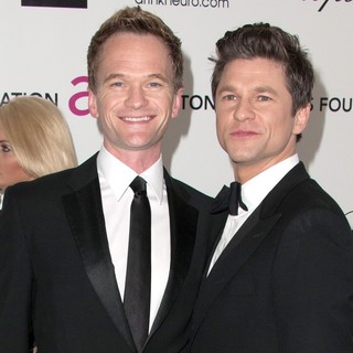 Neil Patrick Harris, David Burtka in The 20th Annual Elton John AIDS Foundation's Oscar Viewing Party - Arrivals
