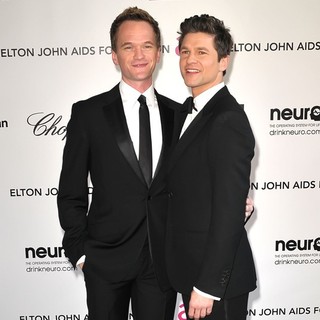 Neil Patrick Harris, David Burtka in The 20th Annual Elton John AIDS Foundation's Oscar Viewing Party - Arrivals