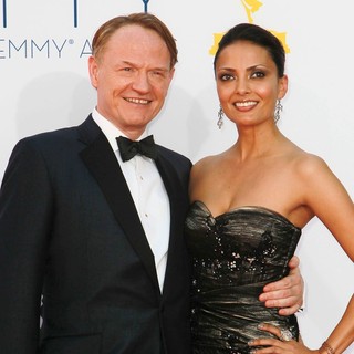 Jared Harris, Allegra Riggio in 64th Annual Primetime Emmy Awards - Arrivals