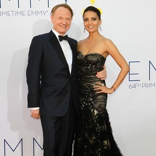 Jared Harris, Allegra Riggio in 64th Annual Primetime Emmy Awards - Arrivals