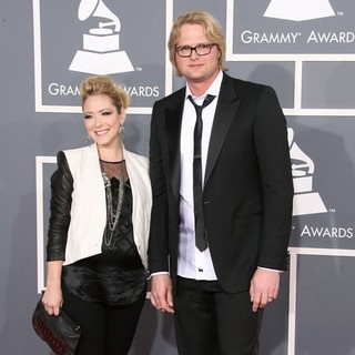 Nikki Hassman, Adam Anders in 54th Annual GRAMMY Awards - Arrivals
