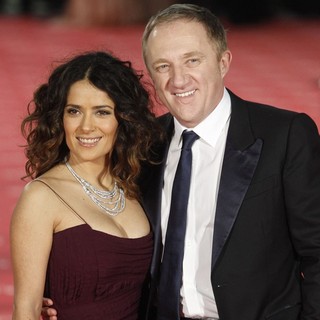 Salma Hayek, Francois-Henri Pinault in Goya Cinema Awards 2012 Ceremony - Arrivals