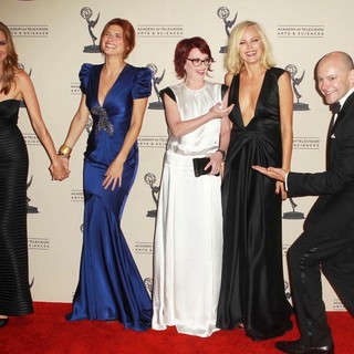 Rob Corddry in 2012 Creative Arts Emmy Awards - Press Room - hayes-bell-mullally-akerman-corddry-2012-creative-arts-emmy-awards-press-room-01