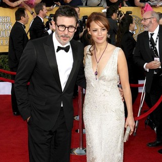 Michel Hazanavicius, Berenice Bejo in The 18th Annual Screen Actors Guild Awards - Arrivals