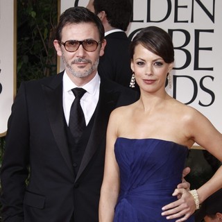 Michel Hazanavicius, Berenice Bejo in The 69th Annual Golden Globe Awards - Arrivals