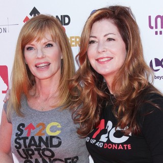 Marg Helgenberger, Dana Delany in Stand Up To Cancer 2012 - Arrivals