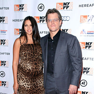 Matt Damon, Luciana Barroso in 48th New York Film Festival Closing Night 'Hereafter' Premiere