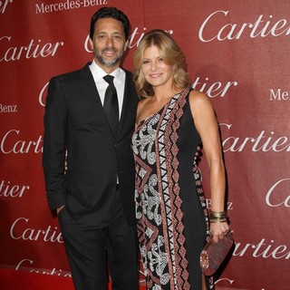 Grant Heslov, Lisa Heslov in The 23rd Annual Palm Springs International Film Festival Awards Gala - Arrivals