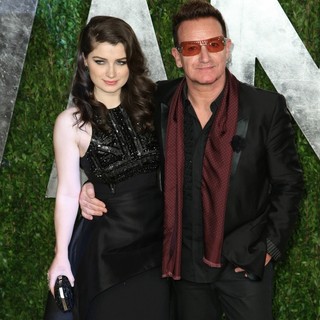 Memphis Eve Hewson, Bono in 2013 Vanity Fair Oscar Party - Arrivals