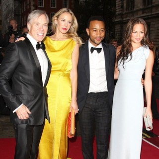 John Legend in GQ Men of The Year Awards 2011 - Arrivals - hilfiger-legend-teigen-gq-men-of-the-year-awards-2011-02
