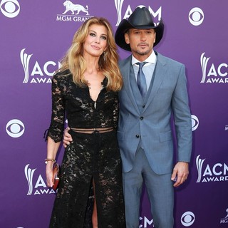 Faith Hill, Tim McGraw in 48th Annual ACM Awards - Arrivals