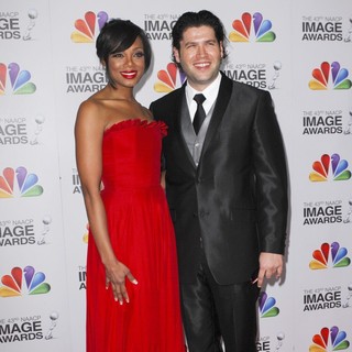 Tiffany Hines, Sam Fever in The 43rd Annual NAACP Awards - Arrivals