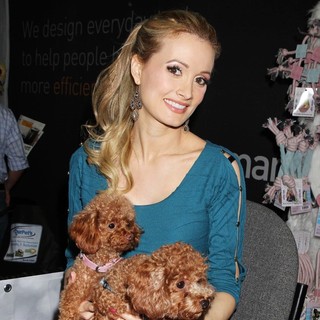 Holly Madison in Holly Madison Promoting Her New Line of Dog Toys Lucky Pet Products! - Day 2