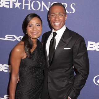 Marilee Fiebig, T.J. Holmes in BET Honors 2012 - Red Carpet Arrivals
