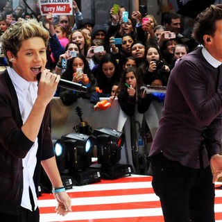 Niall Horan, Louis Tomlinson, One Direction in One Direction Performing Live on The Today Show