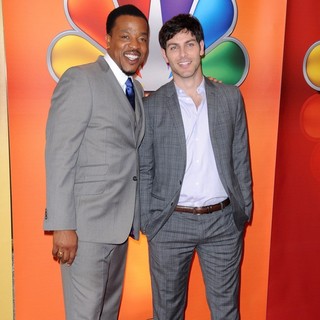 Russell Hornsby, David Giuntoli in 2012 NBC Upfront Presentation - Arrivals