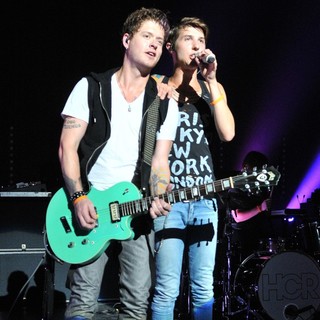 Nash Overstreet, Ryan Follese, Hot Chelle Rae in Hot Chelle Rae Performing at The Fillmore