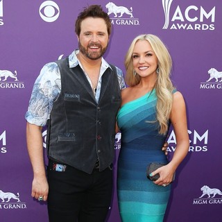 Randy Houser, Jessa Lee Yantz in 48th Annual ACM Awards - Arrivals