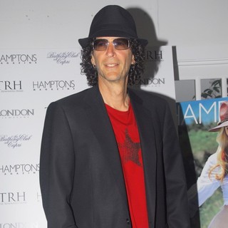 Howard Stern in Hamptons Magazine Party Celebrating Dual Covers of Beth Ostrosky Stern and Katie Lee