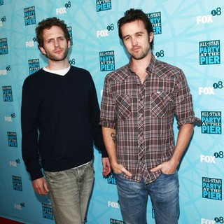 Glenn Howerton, Rob McElhenney in Fox TCA Summer Party