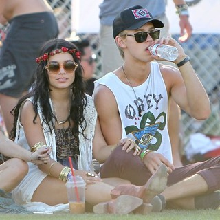 Austin Butler in Celebrities at The 2012 Coachella Valley Music and Arts Festival - Day 3 - hudgens-butler-2012-coachella-day-3-19