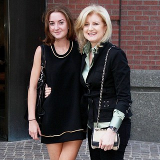 Christina Huffington, Arianna Huffington in Special Screening of The Debt - Outside Arrivals