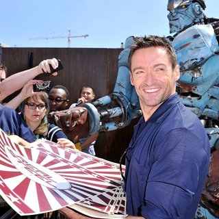 Hugh Jackman in 2011 Comic Con Convention - Day 1 - Real Steel Photocall