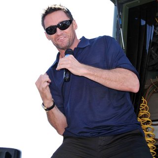 Hugh Jackman in 2011 Comic Con Convention - Day 1 - Real Steel Photocall