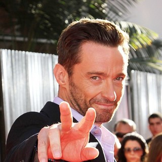 Hugh Jackman in Los Angeles Premiere of Real Steel